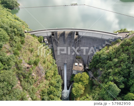 滝畑湖､空撮 57982950