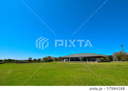 石川県　木場潟西園地展望休憩所 57984288