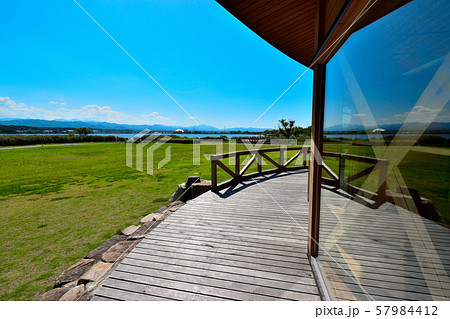 石川県 木場潟西園地展望休憩所 石川県 木場潟西園地展望休憩所 57984412
