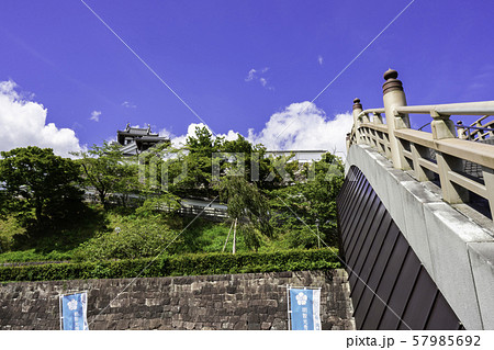 福知山城と昇龍橋　京都府福知山市 57985692