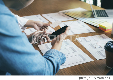 UX UI and Programming development technology. 57986773