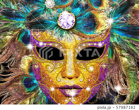 Golden Carnival Mask Golden Carnival Mask 57987162
