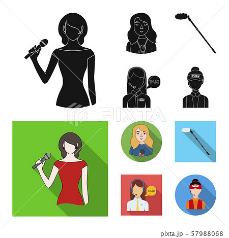 Vector illustration of karaoke and music icon. Collection of karaoke and club vector icon for stock. Vector illustration of karaoke and music icon. Collection of karaoke and club vector icon for stock. 57988068