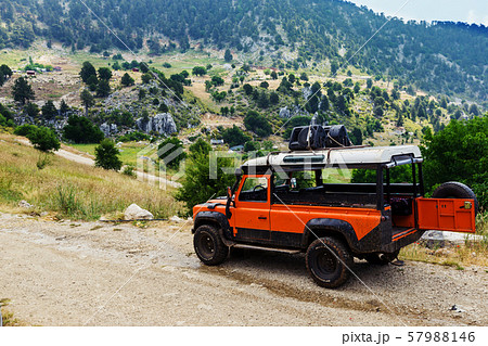 Excursion trip in mountain roads 57988146