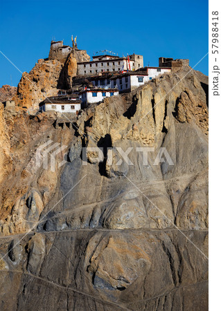 Dhankar Monastery, Spiti Valley, Himachal Pradesh Dhankar Monastery, Spiti Valley, Himachal Pradesh 57988418