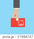 Home mortgage load financial offer vector graphic 57988747