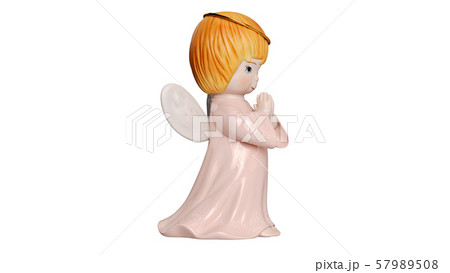 Cute angel sculpture woman Cute angel sculpture woman 57989508