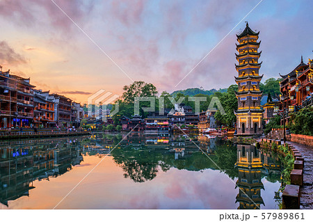 Feng Huang Ancient Town (Phoenix Ancient Town) , China 57989861