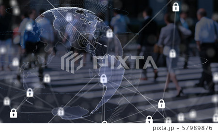 VR 5G AI 人工知能 フィンテック Fintech MaaS ICT ブロックチェーン 3D 57989876