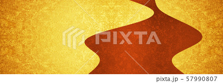 金と赤のバナー 金と赤のバナー 57990807