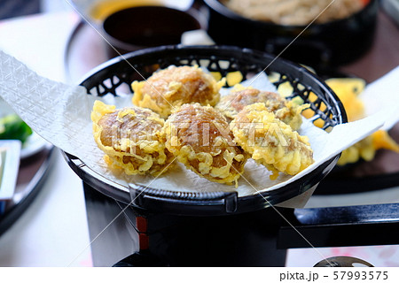 饅頭 会津 郷土料理 喜多方 料理 福島 こづゆ 磐梯山の写真素材