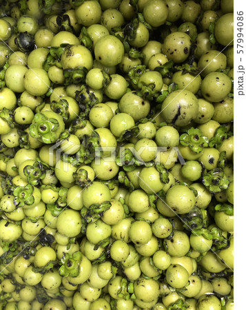 fresh and ripe ebony fruit the Thai native silk or 57994086