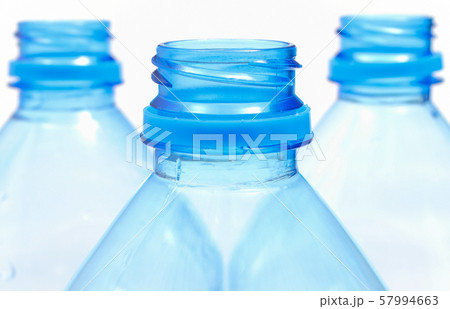 Used plastic bottles of mineral water 57994663