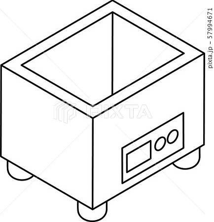 超音波洗浄機のイラスト素材