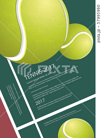 Tennis Championship Poster Vector illustration Tennis Championship Poster Vector illustration 57995960
