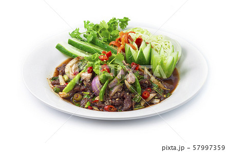 Raw Beef fresh Spicy Salad Cooking Northeast 57997359
