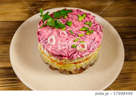 Traditional russian salad Traditional russian salad 57998499