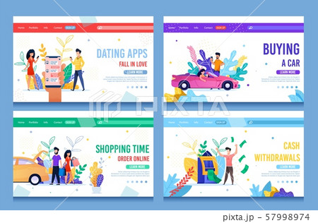 Landing Page for Online Services Making Life Easy Landing Page for Online Services Making Life Easy 57998974