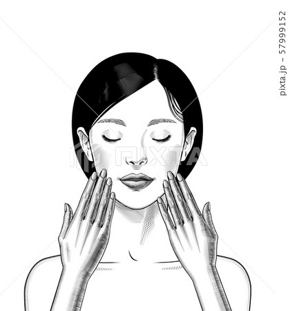 Skin care Eastern woman. 57999152