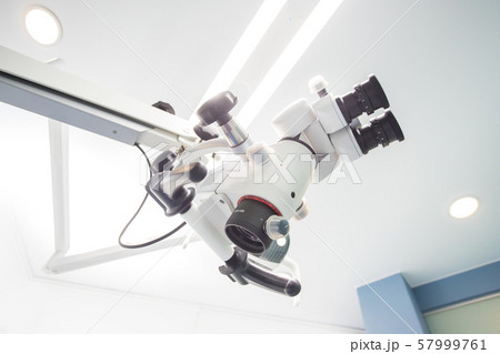 Image of a professional dental endodontic binocular microscope 57999761