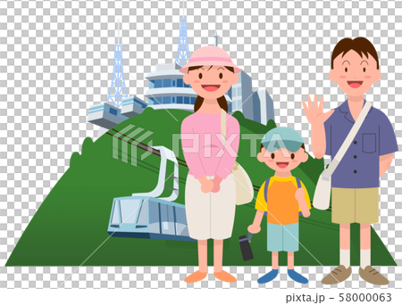 ファミリー旅行 函館山 ファミリー旅行 函館山 58000063