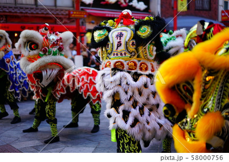 南京町　獅子　秋節際 58000756