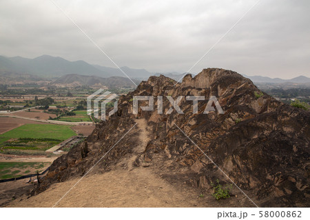 Village in the mountains of Peru. 58000862