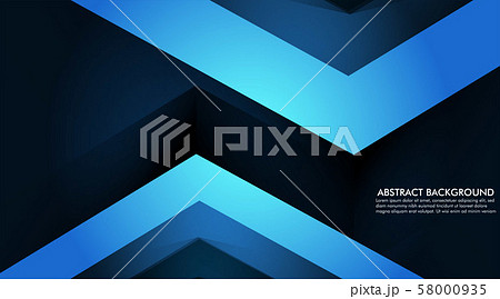 Abstract blue background with triangles For 58000935