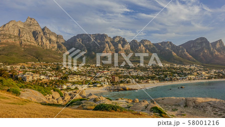 Twelve Apostles from beach Camps Bay 58001216