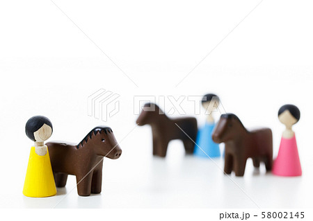 乗馬　馬　乗馬場　うま　動物 58002145