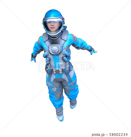 宇宙飛行士のイラスト素材
