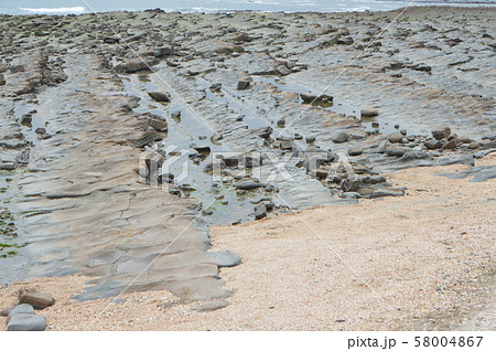 鬼の洗濯岩 青島神社 宮崎県宮崎市青島 の写真素材