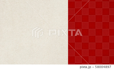 背景 和 和風 和柄 和紙 赤 市松模様のイラスト素材