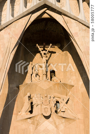 Sagrada Familia church. Designed by Antoni Gaudi 58005777