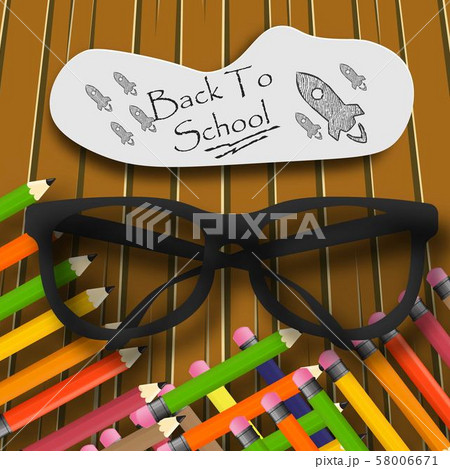 Realistic Back to School Title Poster Design in a Realistic Back to School Title Poster Design in a 58006671
