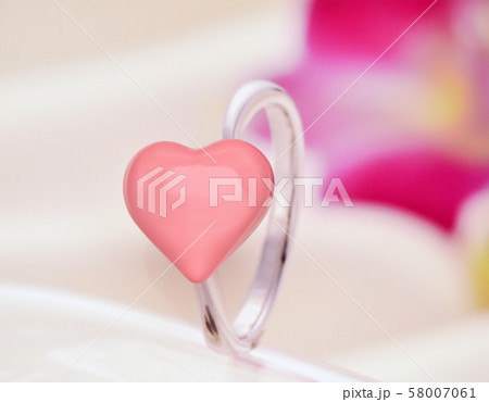 ハート 、婚約、リング、カップル、愛、 58007061
