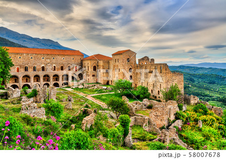 The Despot's Palace at Mystras in Greece 58007678