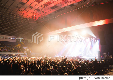Spectators in the large concert hall. 58010262