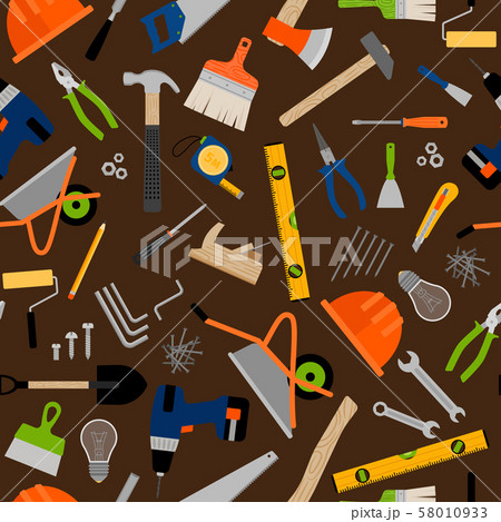 Construction instruments pattern 58010933