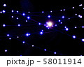 夜空に浮かぶイルミネーション 58011914
