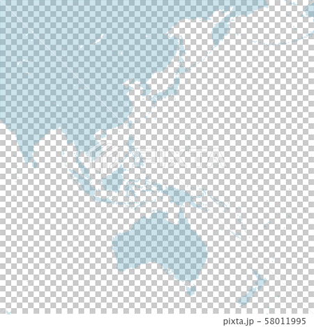 以東南亞和大洋洲為中心的藍點圖 58011995