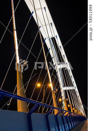 Apollo Bridge by night, Bratislava, Slovakia 58011998