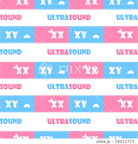 seamless pattern. ultrasound. vector. pink. blue. seamless pattern. ultrasound. vector. pink. blue. 58012755