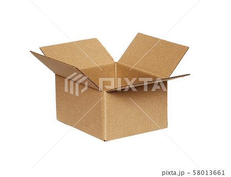 Opened craft cardboard box 58013661