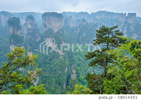 Zhangjiajie mountains, China 58014301