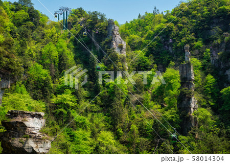 Zhangjiajie mountains, China 58014304