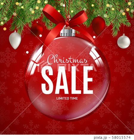 Christmas and New Year Sale Gift Voucher, Discount Christmas and New Year Sale Gift Voucher, Discount 58015574