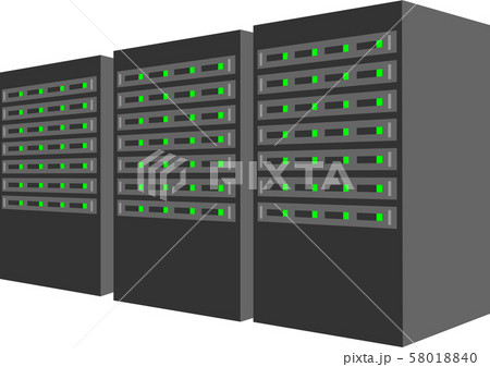 データセンターのイラスト素材
