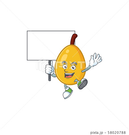 Bring board fruit loquat fresh mascot character shape Bring board fruit loquat fresh mascot character shape 58020788