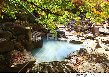 日本の秘湯　滑川温泉 58026858